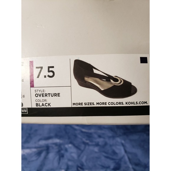 Croft & Barrow® Overture Women's Wedge Sandals, Ortholite comfor foam insoles  s - Picture 2 of 12